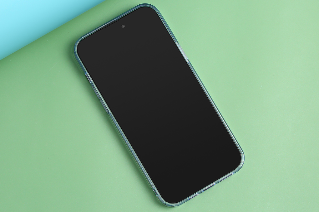 Ốp lưng iPhone 15 Plus Nhựa cứng viền dẻo Mipow Tempered Glass PS15B-CR Màu Trắng