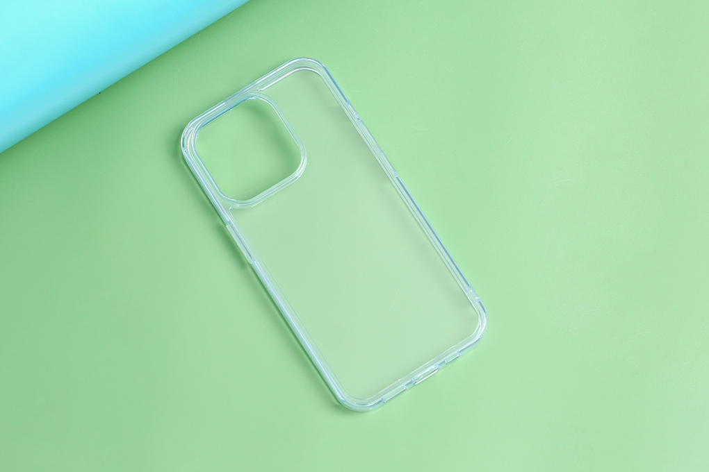 Ốp lưng iPhone 15 Pro Nhựa cứng viền dẻo Mipow Tempered Glass PS15C-CR - 3