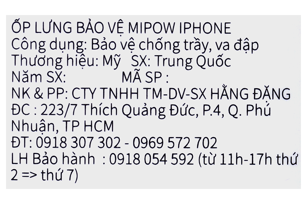 Ốp lưng iPhone 15 Pro Max Nhựa cứng viền dẻo Mipow Tempered Glass PS15D-CR - 11
