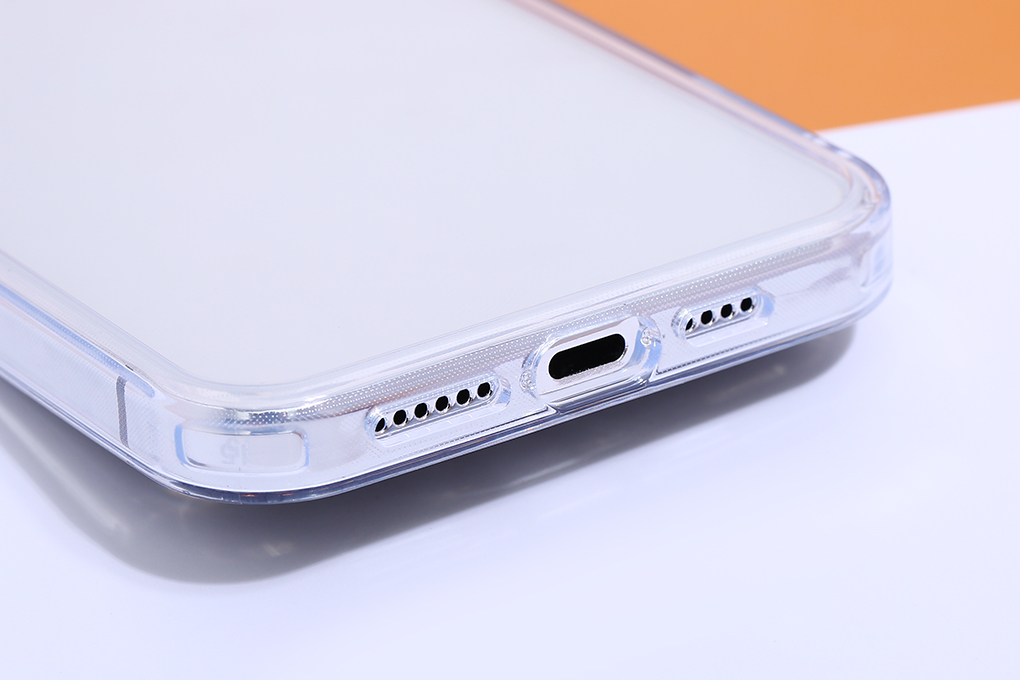 Ốp lưng iPhone 15 Pro Max Nhựa cứng viền dẻo Mipow Tempered Glass PS15D-CR - 8