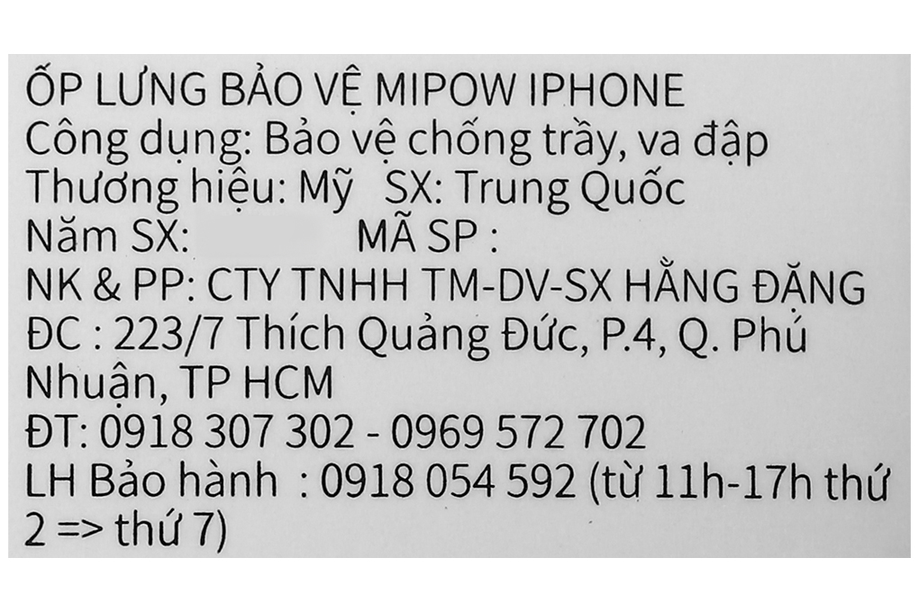 Ốp lưng MagSafe iPhone 15 Pro Nhựa cứng viền dẻo Mipow Tempered Glass MGC15C-CR Màu Trắng
