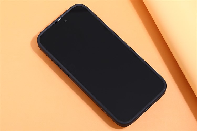 Ốp lưng MagSafe iPhone 15 Pro Max Nhựa cứng viền dẻo Mipow Ring Holder MC15C04-BK Chính hãng Màu Đen