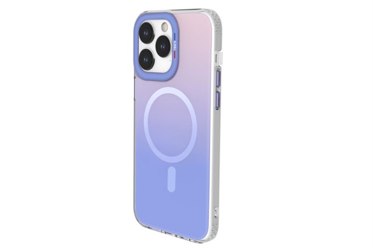 Ốp lưng MagSafe iPhone 15 Pro Nhựa cứng viền dẻo TGVIS GRACE NEON Chính hãng