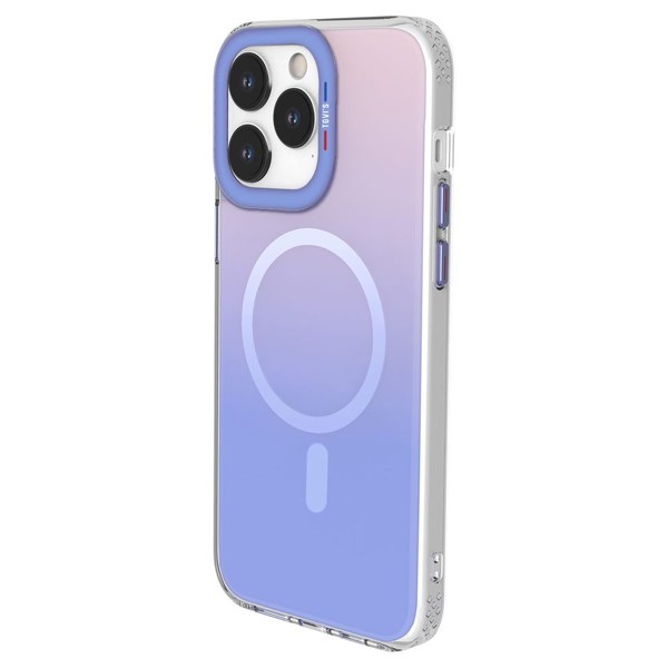Ốp lưng Magsafe iPhone 15 Pro Nhựa cứng viền dẻo TGVIS GRACE NEON