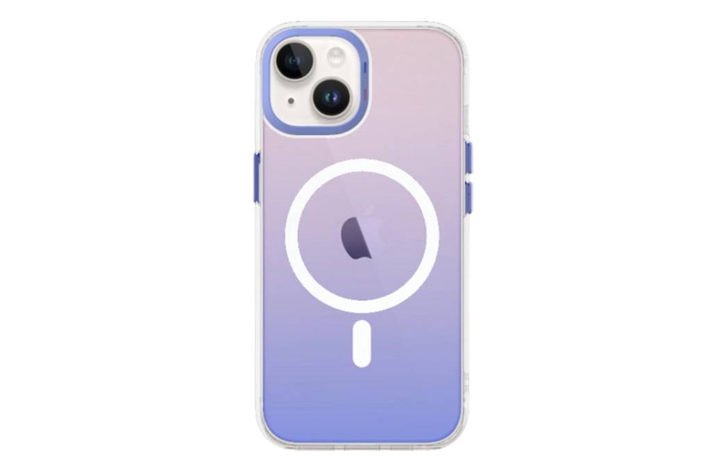 Ốp lưng MagSafe iPhone 15 Nhựa cứng viền dẻo TGVIS GRACE NEON Chính hãng