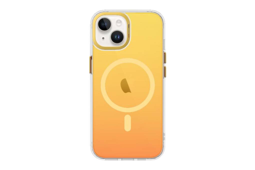Ốp lưng MagSafe iPhone 15 Nhựa cứng viền dẻo TGVIS GRACE NEON Chính hãng