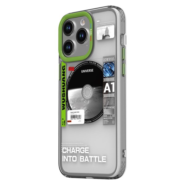 Ốp lưng MagSafe iPhone 15 Pro Max Nhựa cứng viền dẻo TGVIS SPACE EXPLORE Chính hãng