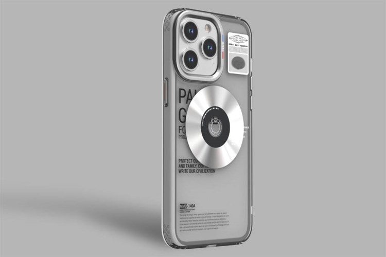 Ốp lưng MagSafe iPhone 15 Pro Max Nhựa cứng viền dẻo TGVIS SPACE EXPLORE Chính hãng Màu Bạc