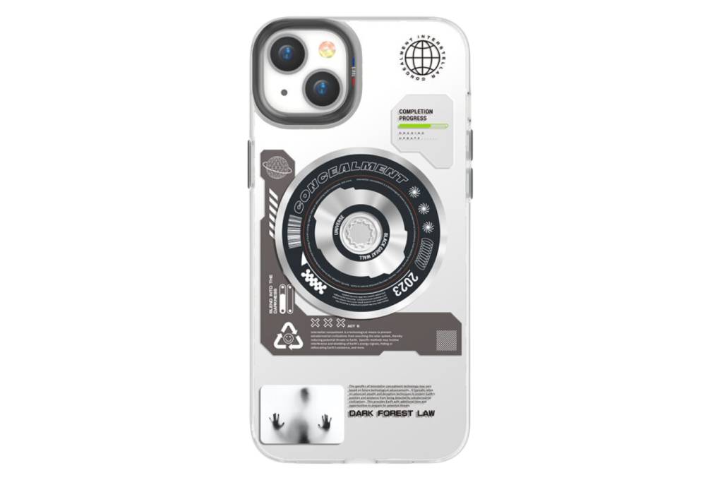 Ốp lưng MagSafe iPhone 15 Nhựa cứng viền dẻo TGVIS SPACE EXPLORE Chính hãng