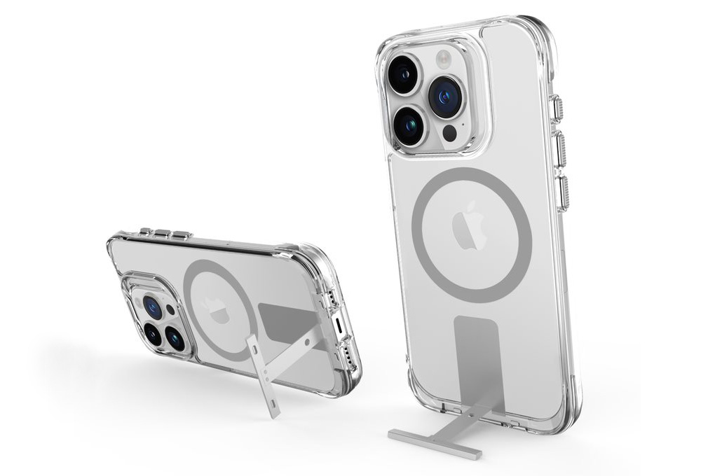 Ốp lưng MagSafe iPhone 15 Pro Max Nhựa cứng viền dẻo JINYA T-STAND - 4