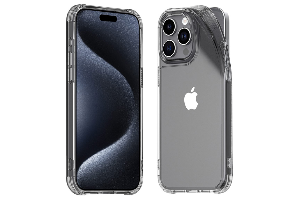 Ốp lưng iPhone 15 Pro Max Nhựa dẻo TPU Araree FLEXIELD Màu Trắng
