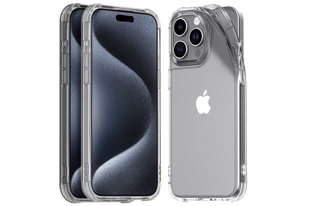 Ốp lưng iPhone 15 Pro Max Nhựa dẻo TPU Araree FLEXIELD Màu Trắng