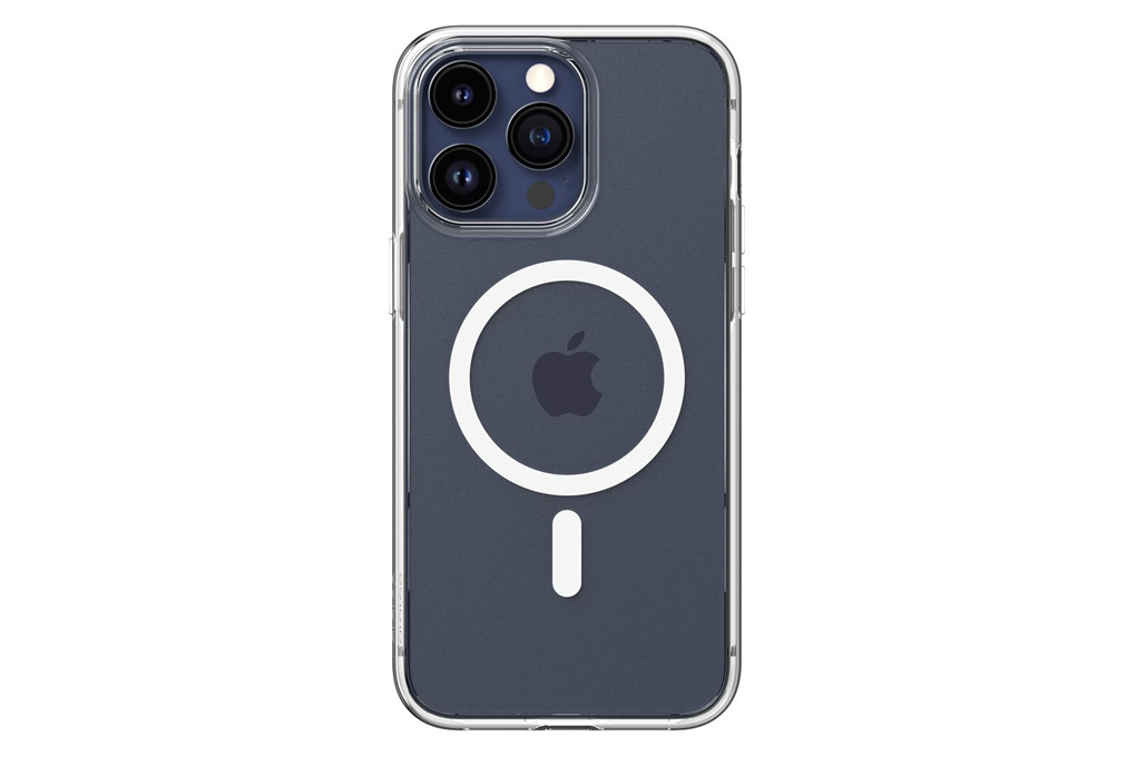 Ốp lưng MagSafe iPhone 15 Pro Nhựa cứng viền dẻo Araree Duple M Màu Trắng
