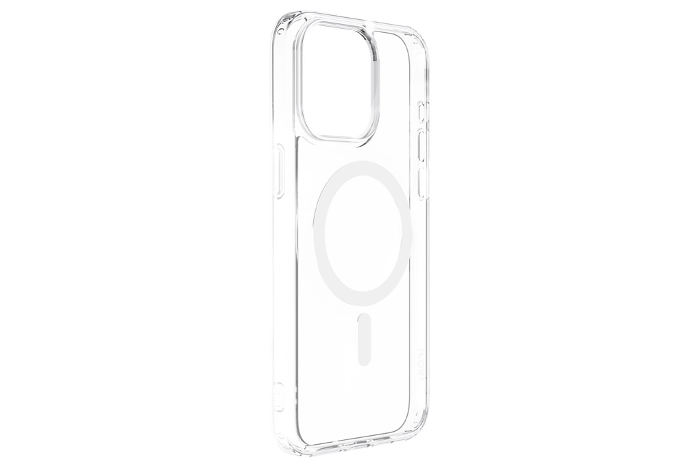 Ốp lưng MagSafe iPhone 15 Pro Nhựa cứng viền dẻo JCPAL DualPro Màu Trắng