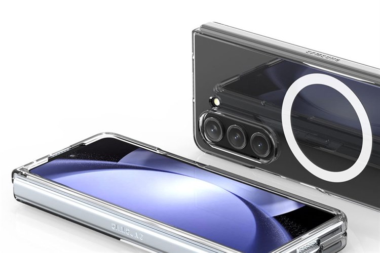 Ốp lưng MagSafe Galaxy Z Fold5 Nhựa cứng PC Araree NUKIN M Chính hãng Màu Trắng