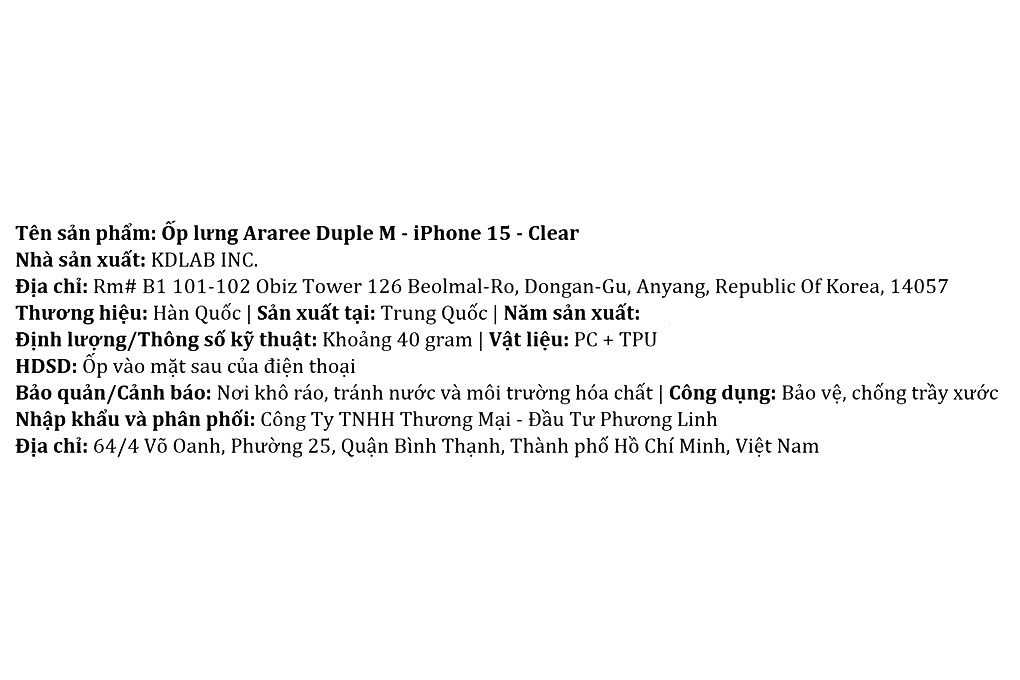 Ốp lưng MagSafe iPhone 15 Nhựa cứng viền dẻo Araree Duple M Màu Trắng
