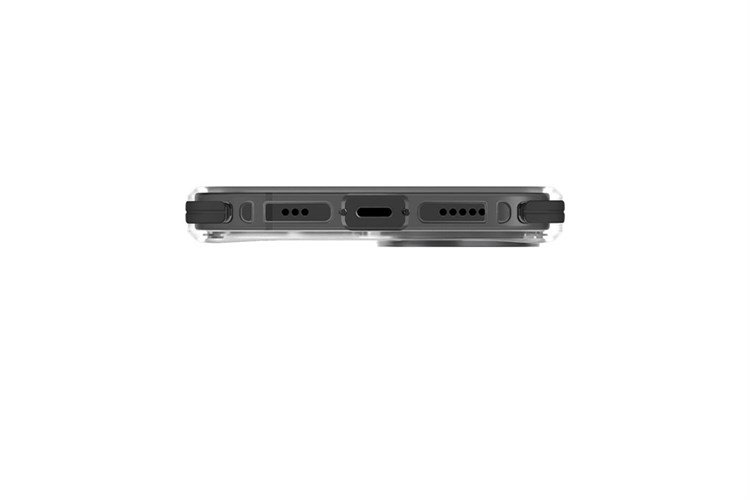 Ốp lưng iPhone 15 Nhựa cứng viền dẻo UNIQ HYBRID COMBAT Chính hãng Màu Đen
