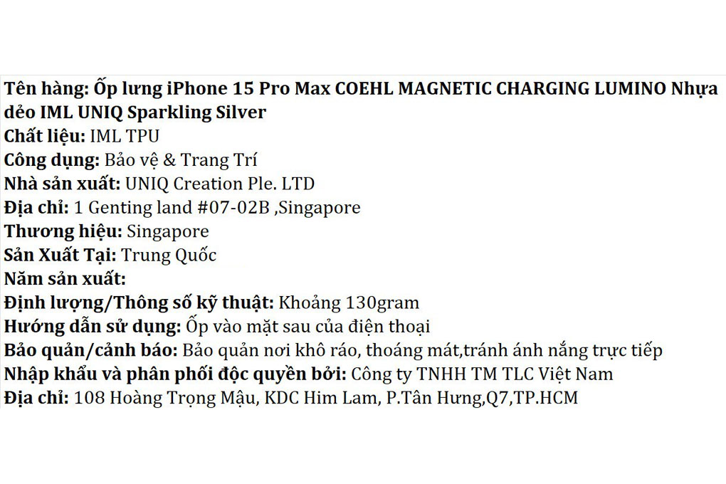 Ốp lưng MagSafe iPhone 15 Pro Max Nhựa dẻo IML UNIQ COEHL MAGNETIC CHARGING LUMINO - 3