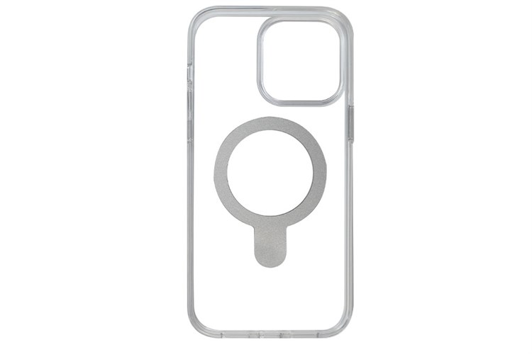 Ốp lưng MagSafe iPhone 14 Pro Max Nhựa cứng viền dẻo JM Origin Stand Màu Trắng