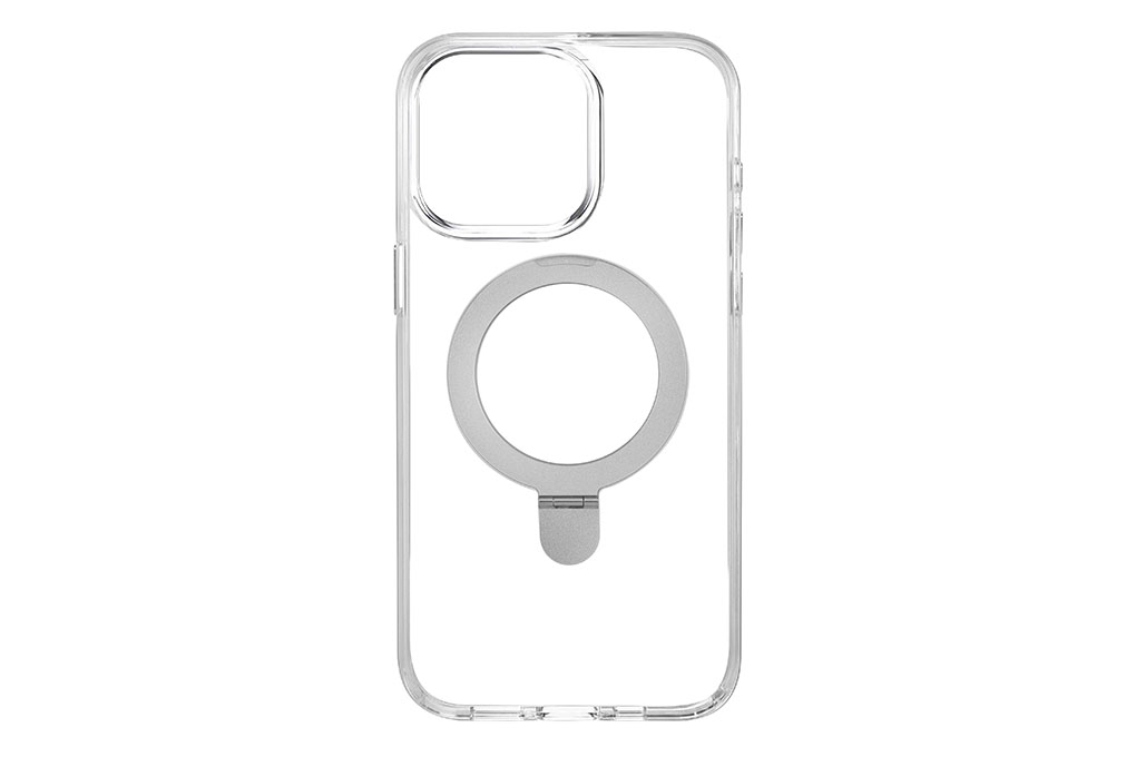 Ốp lưng MagSafe iPhone 15 Pro Max Nhựa cứng viền dẻo Jincase Stand JCS0075