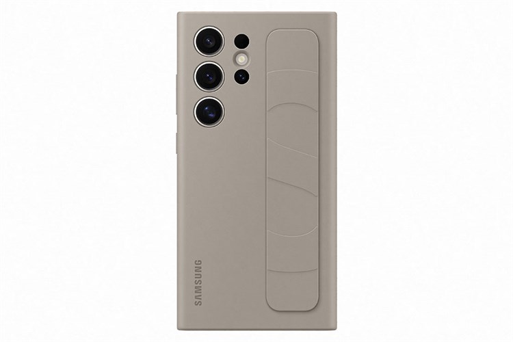 Ốp lưng Galaxy S24 Ultra Nhựa cứng viền dẻo Samsung kèm dây đứng Chính hãng