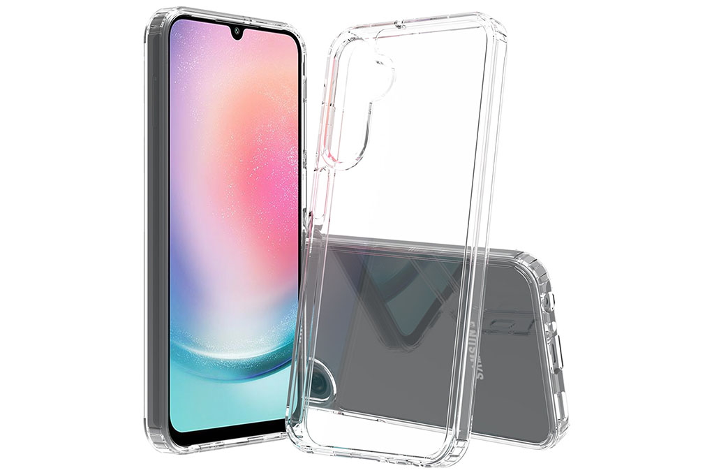 Ốp lưng Galaxy A25 Nhựa cứng viền dẻo Jincase JCS1601 Màu Trắng