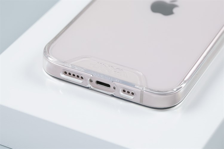 Ốp lưng iPhone 13 Nhựa cứng viền dẻo JINYA Chính hãng Màu Trắng