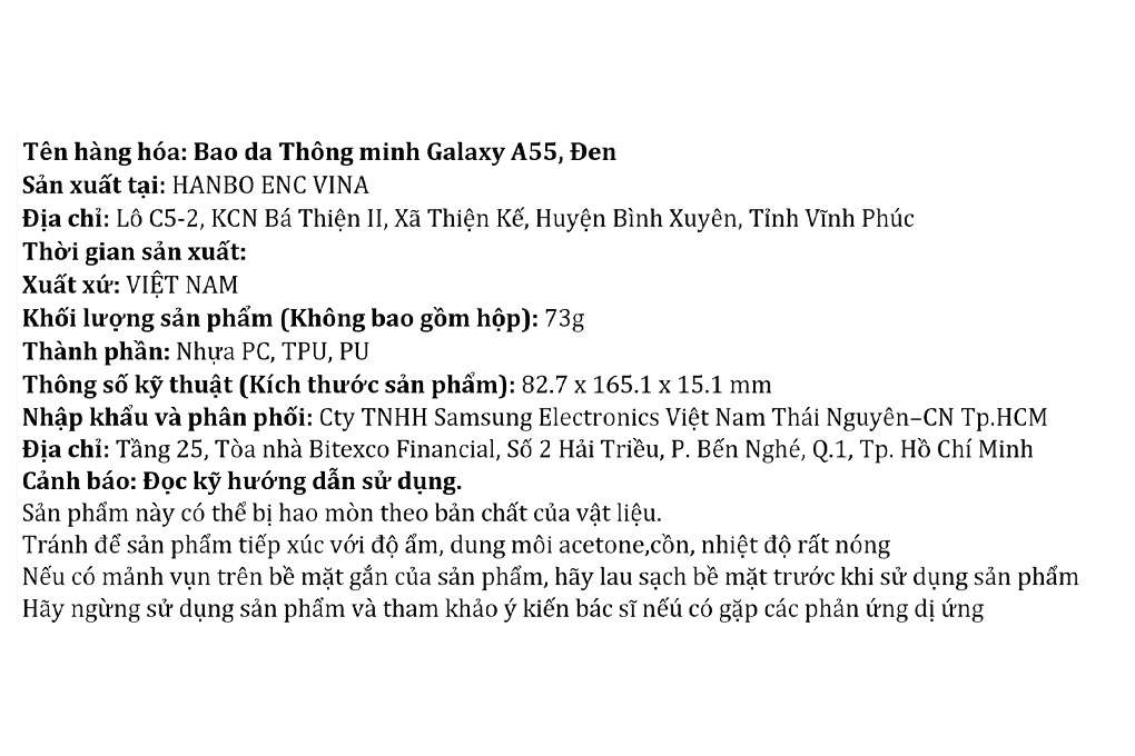 Bao da Galaxy A55 Samsung Thông minh Chính hãng - 5