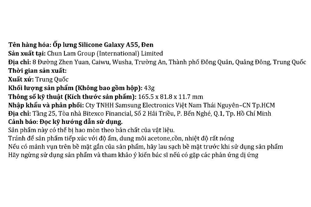 Ốp lưng Galaxy A55 Silicone Samsung Chính hãng - 6