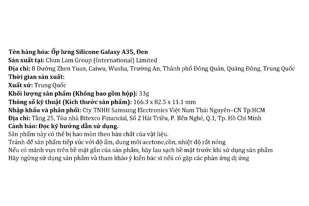 Ốp lưng Galaxy A35 Silicone Samsung Chính hãng - 6