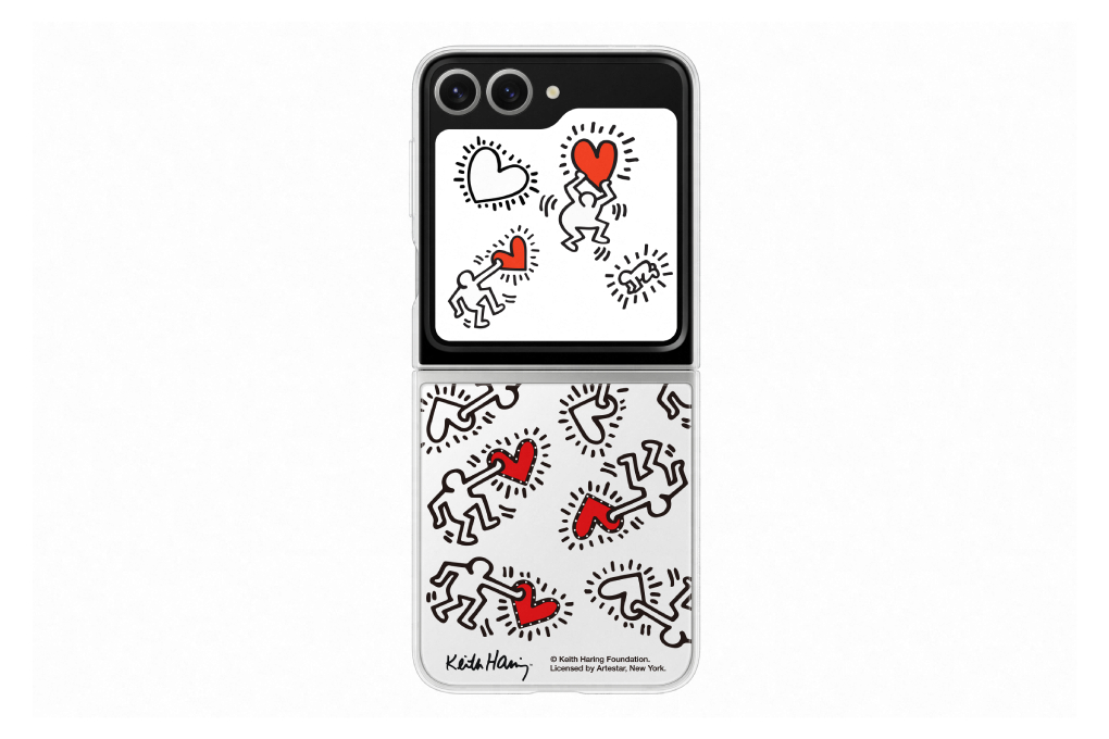 Ốp lưng Galaxy Z Flip7 FE/Flip6 Nhựa cứng Samsung Flipsuit Keith Haring Chính hãng