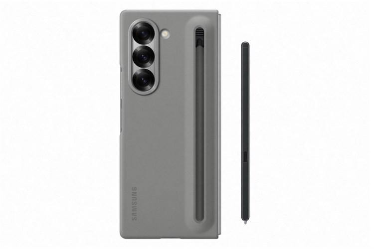 Ốp lưng Galaxy Z Fold6 nhựa cứng kèm bút S Pen Samsung Chính hãng Màu Xám