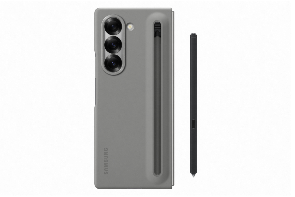 Ốp lưng Galaxy Z Fold6 nhựa cứng kèm bút S Pen Samsung Chính hãng Màu Xám