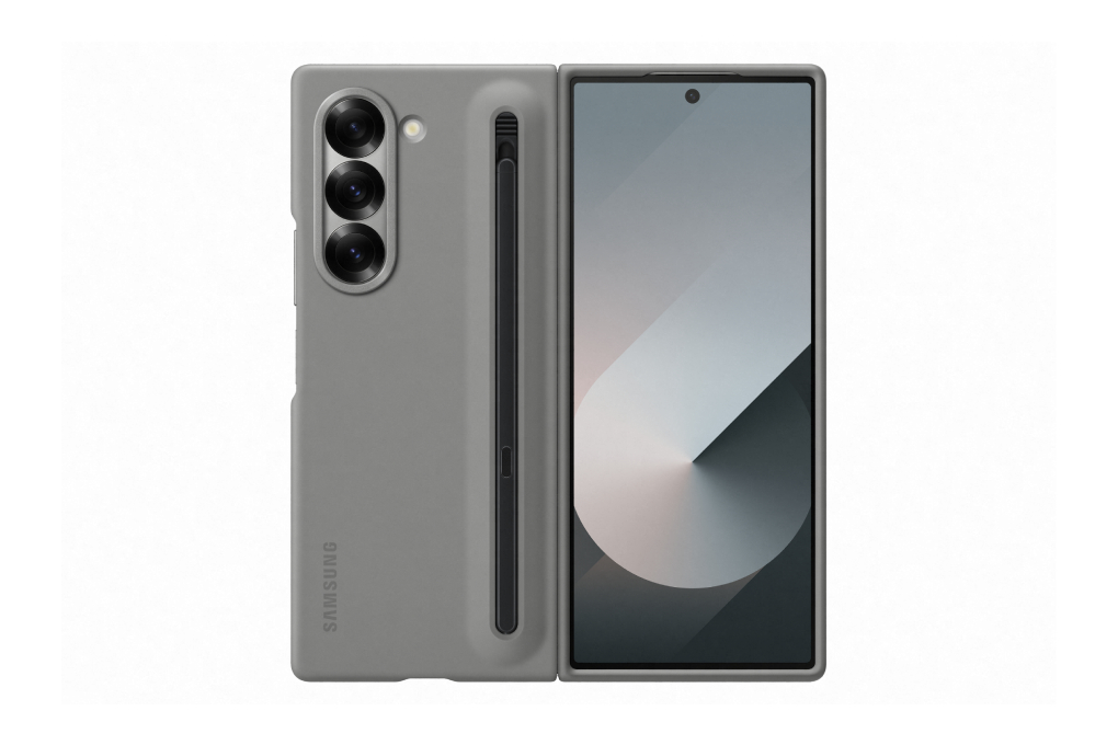 Ốp lưng Galaxy Z Fold6 nhựa cứng kèm bút S Pen Samsung Chính hãng Màu Xám