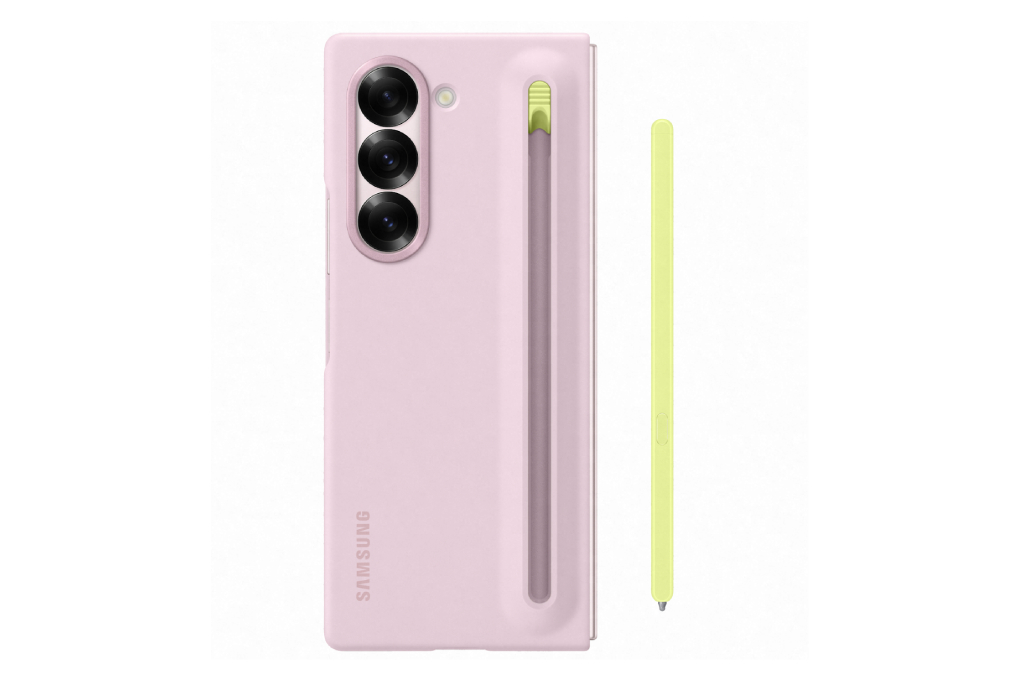 Ốp lưng Galaxy Z Fold6 nhựa cứng kèm bút S Pen Samsung Chính hãng Màu Hồng