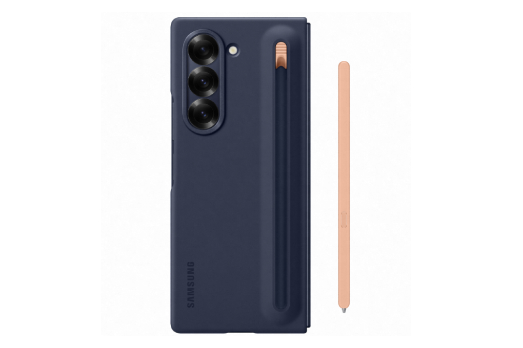 Ốp lưng Galaxy Z Fold6 nhựa cứng kèm bút S Pen Samsung Chính hãng Màu Xanh Navy