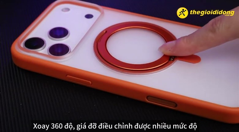 Ốp lưng MagSafe iPhone 17 Pro Max JC PC TPU AVA+ KL5320