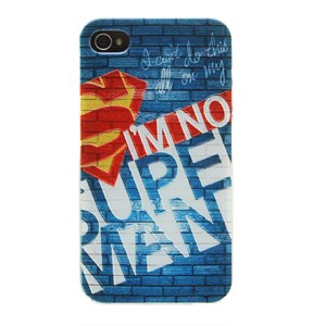 Ốp lưng iPhone 4 - 4S Nhựa in Super man