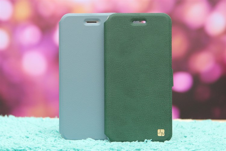 Ốp lưng iPhone 6 - 6s Nắp gập JM Màu Xanh lá