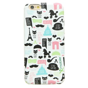 Ốp lưng iPhone 6 - 6s Nhựa giả da in Lavie