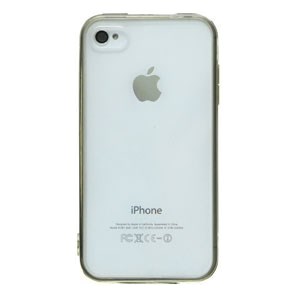 Ốp lưng iPhone 4 - 4S Nhựa trong Flat
