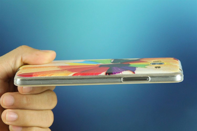 Ốp lưng Galaxy Grand Prime Nhựa dẻo mỏng Bút chì Màu Đỏ