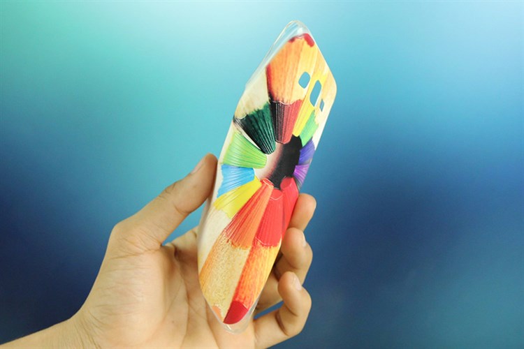 Ốp lưng Galaxy Grand Prime Nhựa dẻo mỏng Bút chì Màu Đỏ