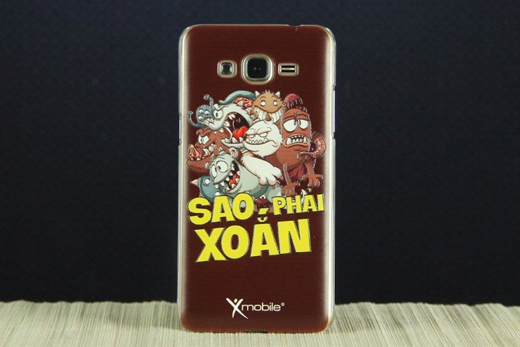 Ốp lưng Galaxy Grand Prime Nhựa in Xoắn Màu Nâu