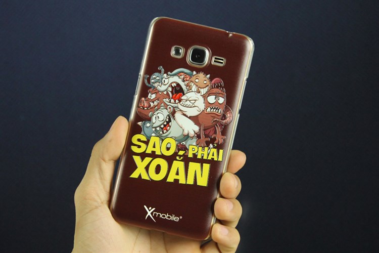 Ốp lưng Galaxy Grand Prime Nhựa in Xoắn Màu Nâu