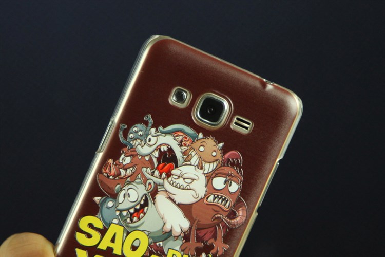 Ốp lưng Galaxy Grand Prime Nhựa in Xoắn Màu Nâu