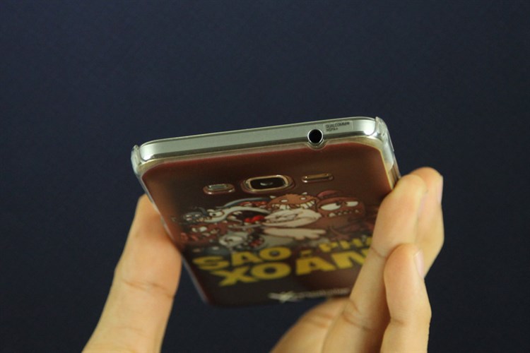 Ốp lưng Galaxy Grand Prime Nhựa in Xoắn Màu Nâu