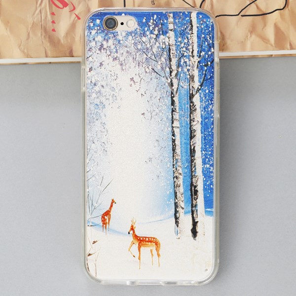 Ốp lưng iPhone 6 - 6s Nhựa in hình Nai