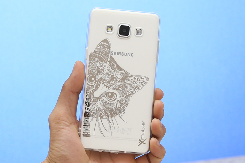 Ốp Lưng Samsung Galaxy A5 Nhựa Unique Mèo Đen