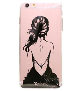 Ốp lưng iPhone 6 - 6s Plus Nhựa Unique Cô gái